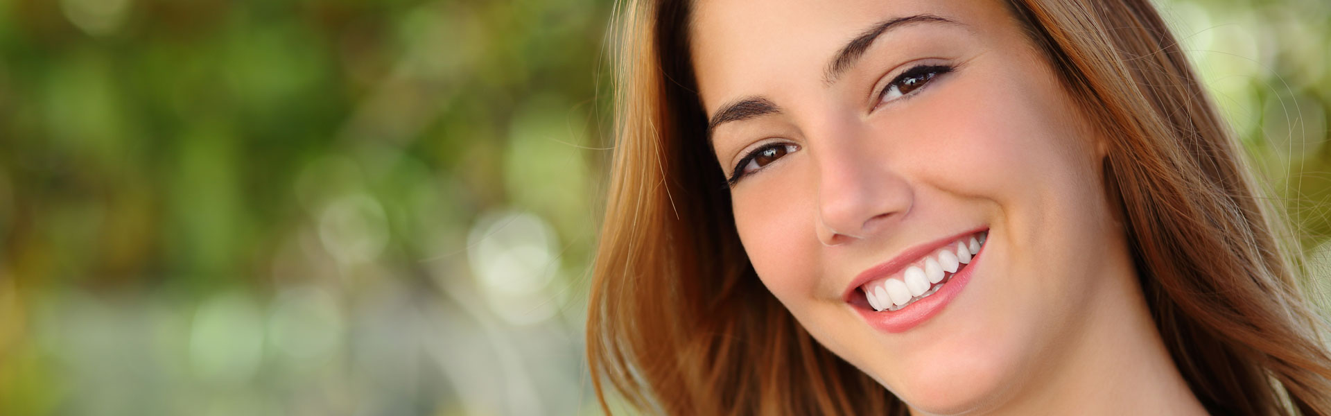 Woman with beautiful smile