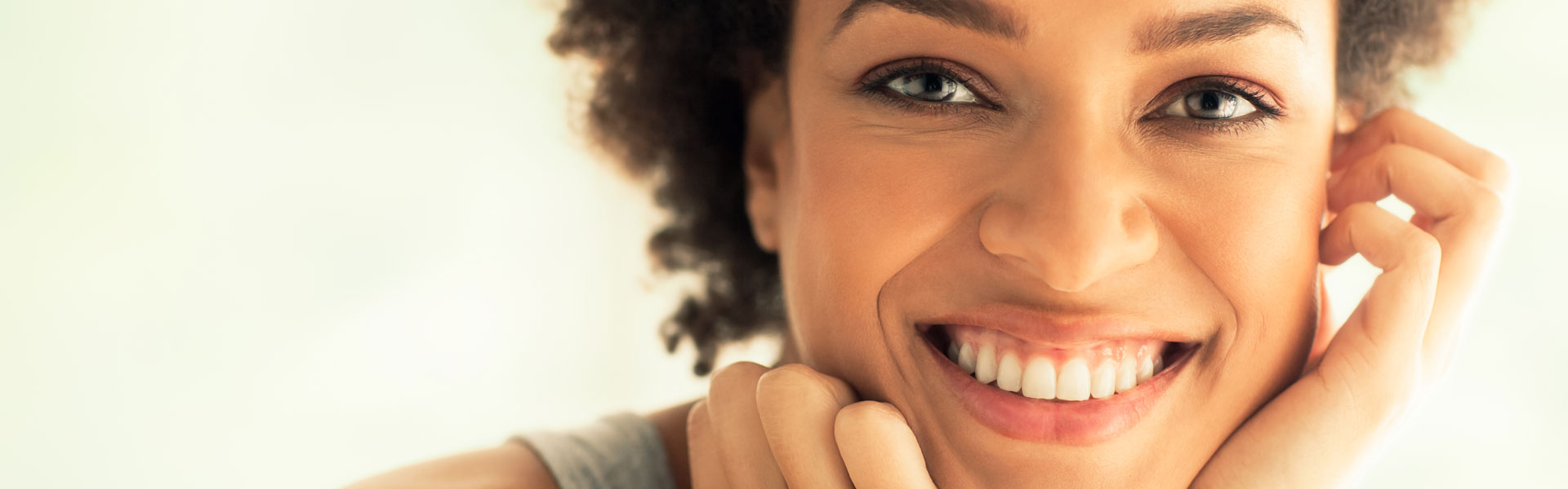 Smiling african american woman