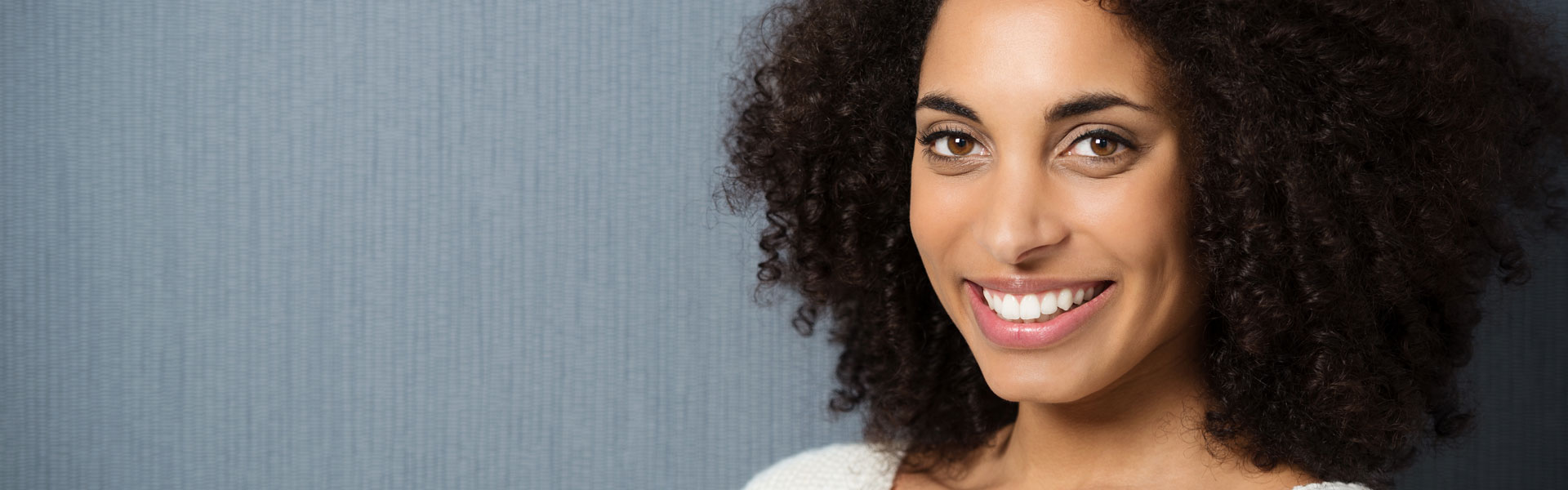 Woman with beautiful smile