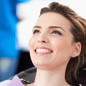 Female Patient Smiling In Dentistry