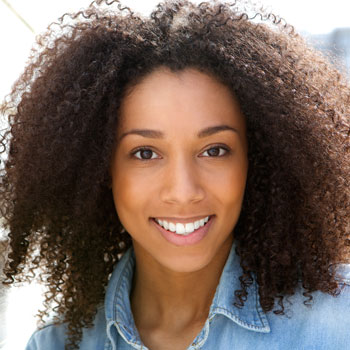 Beautiful young african american woman